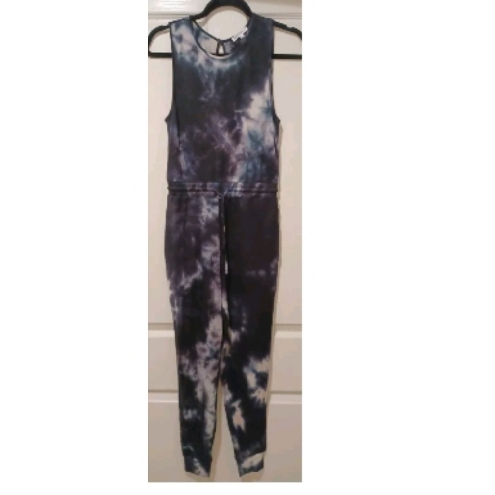 ANTISTAR SOFT RAYON TIE DYE ROMPER PANTSUIT JUMPSU
